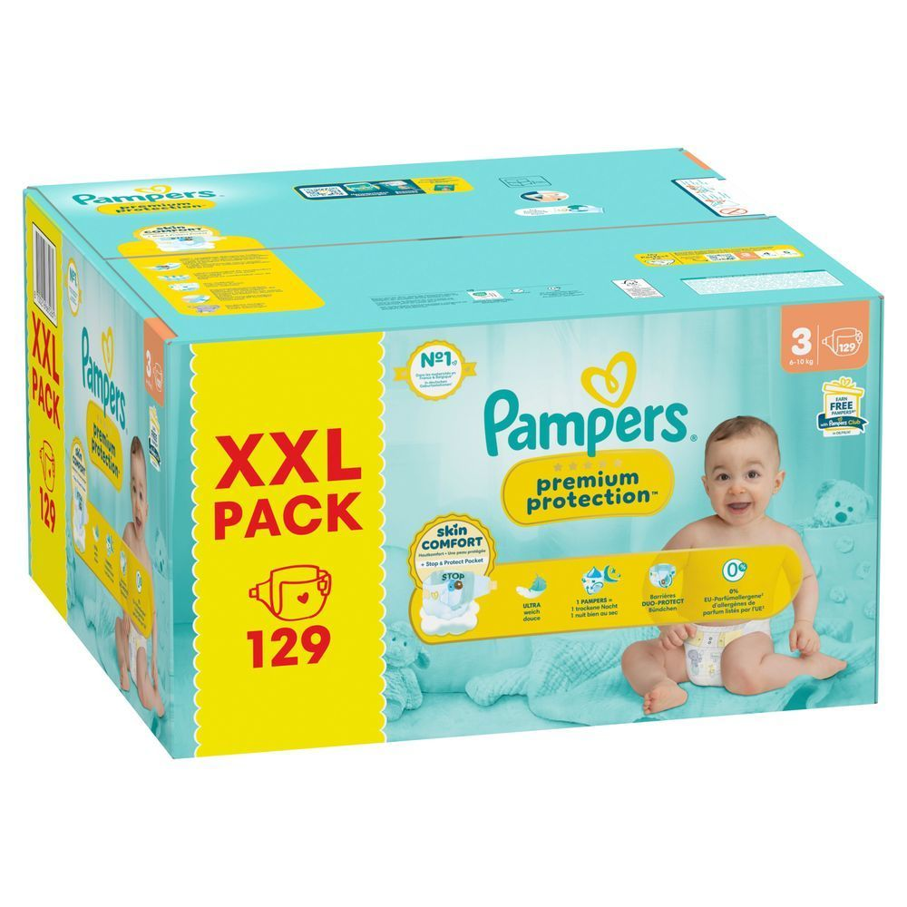 Bild: Pampers Premium Protection Größe 3, XXL PACK