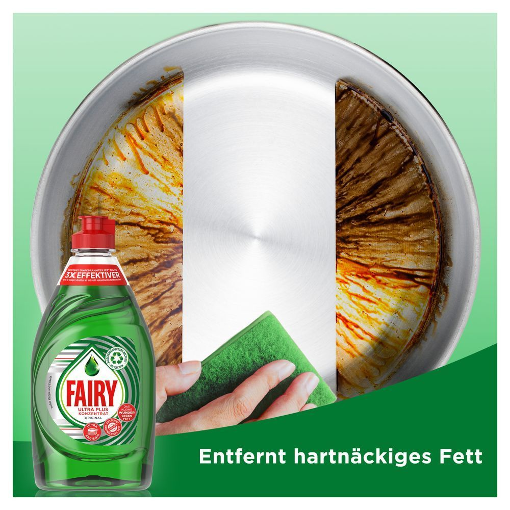 Bild: FAIRY Ultra Konzentrat Original Handgeschirrspülmittel mit effektiver Fettlösekraft für perfekt sauberes Geschirr