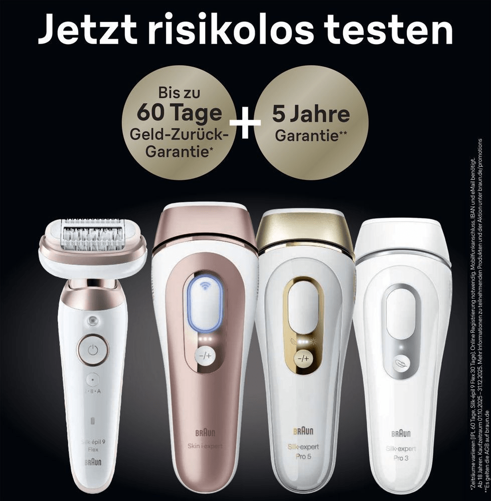 Bild: Braun IPL Silk·expert Pro 5, Haarentfernung für zuhause, PL5052