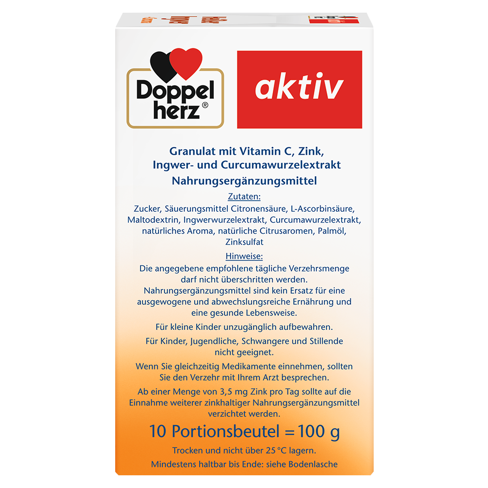 Bild: DOPPELHERZ Heißer Ingwer + Curcuma