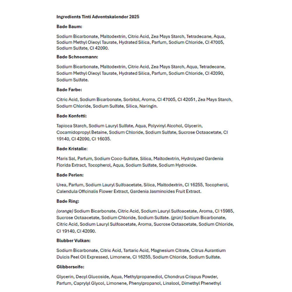 Bild: Tinti Adventskalender 