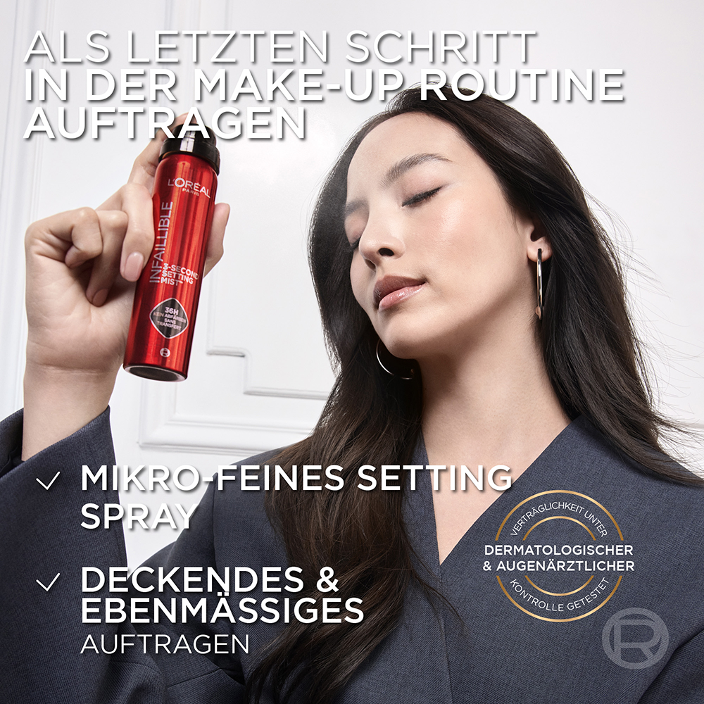 Bild: L'ORÉAL PARIS Infaillible 3-Second Setting Mist XXL 