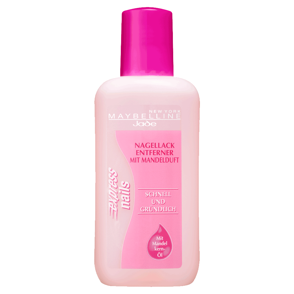 Maybelline Express Maniküre Nagellackentferner – 125 Ml, Acetonfrei, Mit Avocado-Extrakt, Sanft Zu Nägeln