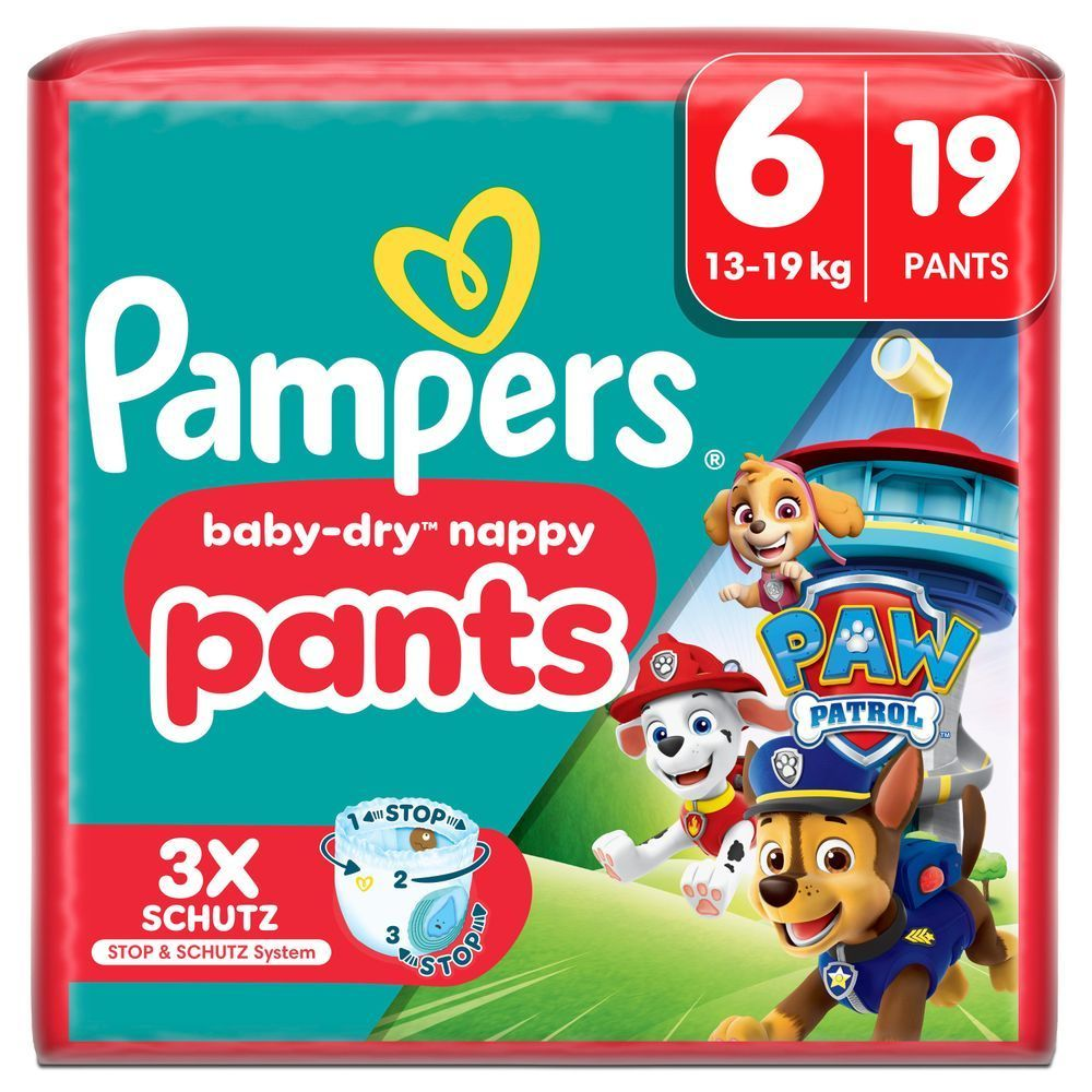 Bild: Pampers Paw Patrol Pants Größe 6, 13kg-19kg