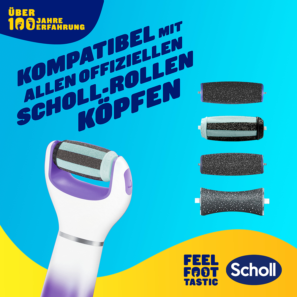 Bild: Scholl Expertcare 2in1 Elektrischer Hornhautentferner Entfernen und Polieren 