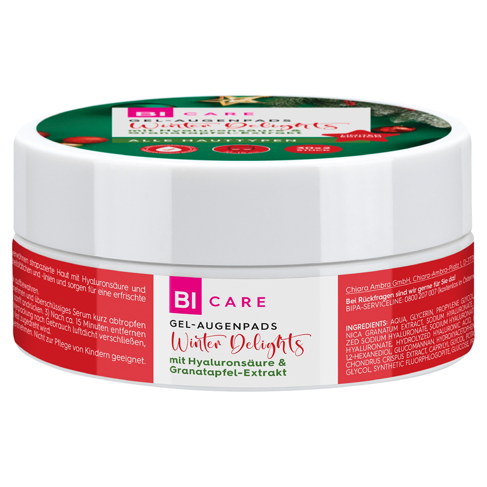 Bild: BI CARE Gel Augenpads Winter Delights 