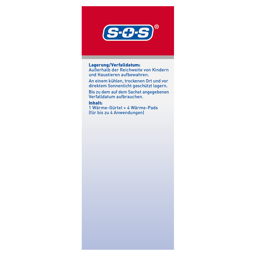 Bild: SOS Wärme Gürtel zur Schmerzlinderung bei Rückenschmerzen 