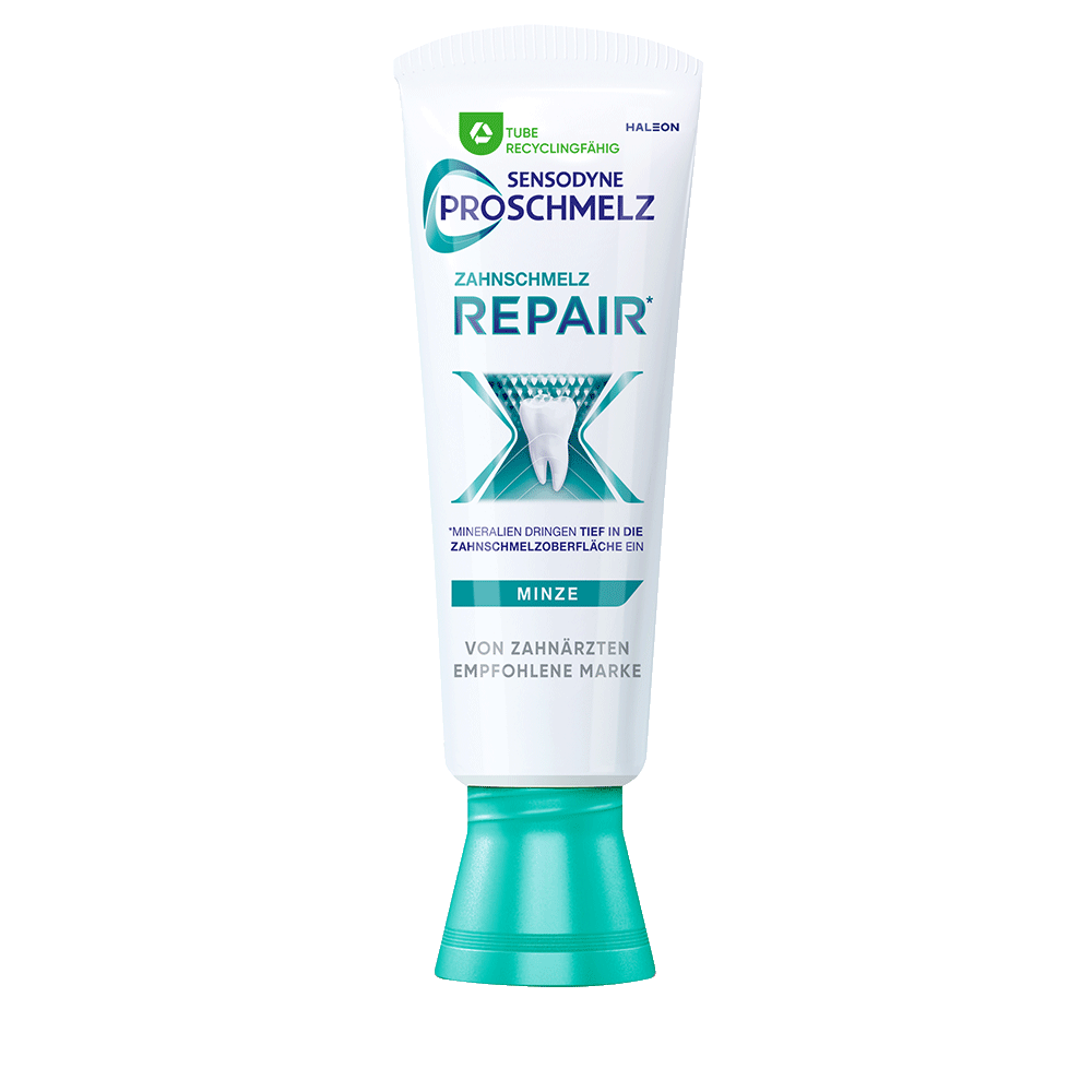 Bild: SENSODYNE Proschmelz Zahnpasta Zahnschmelz Repair Minze