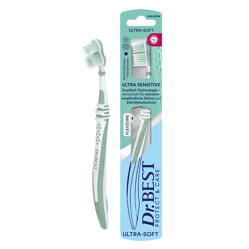 Bild: Dr. BEST Ultra Sensitive Zahnbürste Ultra-Soft 