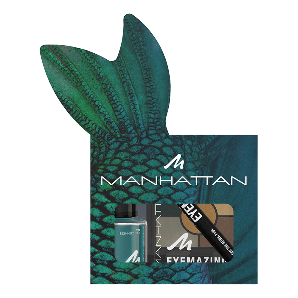 Bild: MANHATTAN Geschenkset Nagellack 970 + Lidschatten Palette + Eyeliner 710N