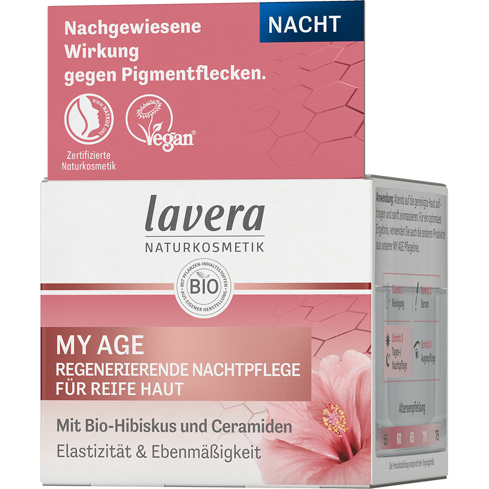 Bild: lavera My Age Regenerierende Nachtpflege für Reife Haut 