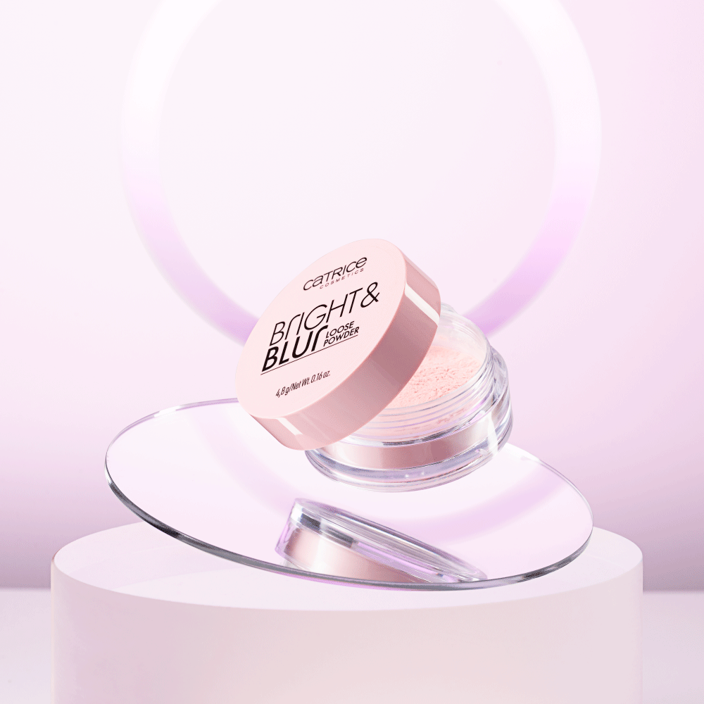 Bild: Catrice Bright & Blur Loose Powder soft Pink 010