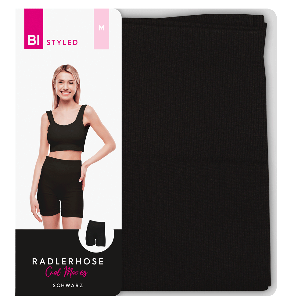 Bild: BI STYLED Radlerhose Schwarz 