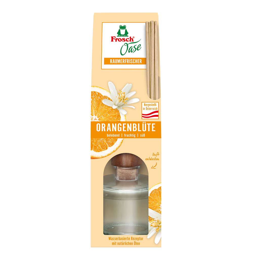 Bild: Frosch Oase Raumerfrischer Orangenblüte