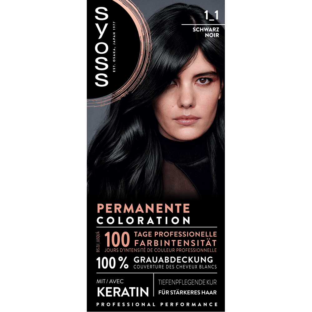 Bild: syoss Permanente Coloration Schwarz