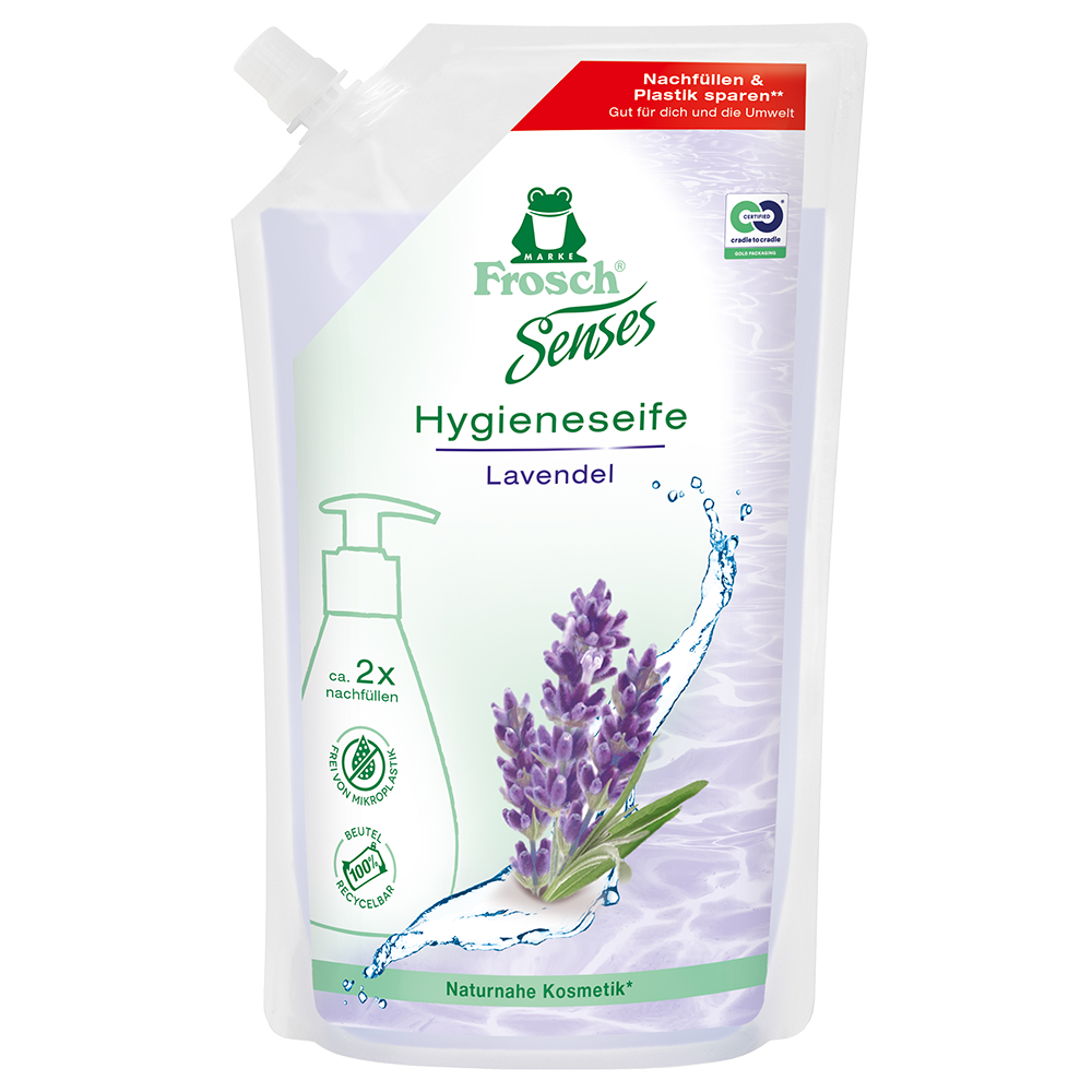 Bild: Frosch Lavendel Hygiene Nachfüllseife