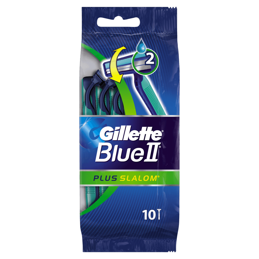 Bild: Gillette Blue II Plus Einwegrasierer 10er-Packung 