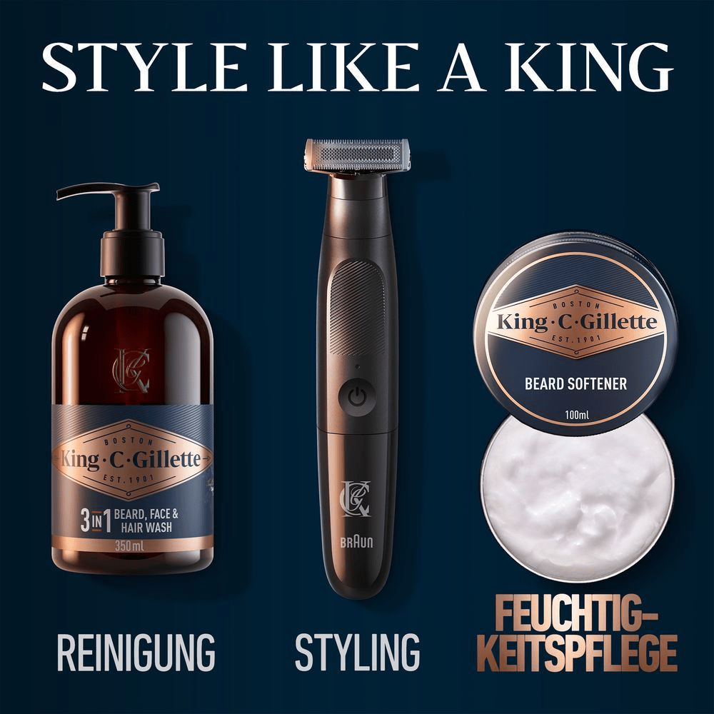Bild: Gillette King C. Bartbalsam für Männer 