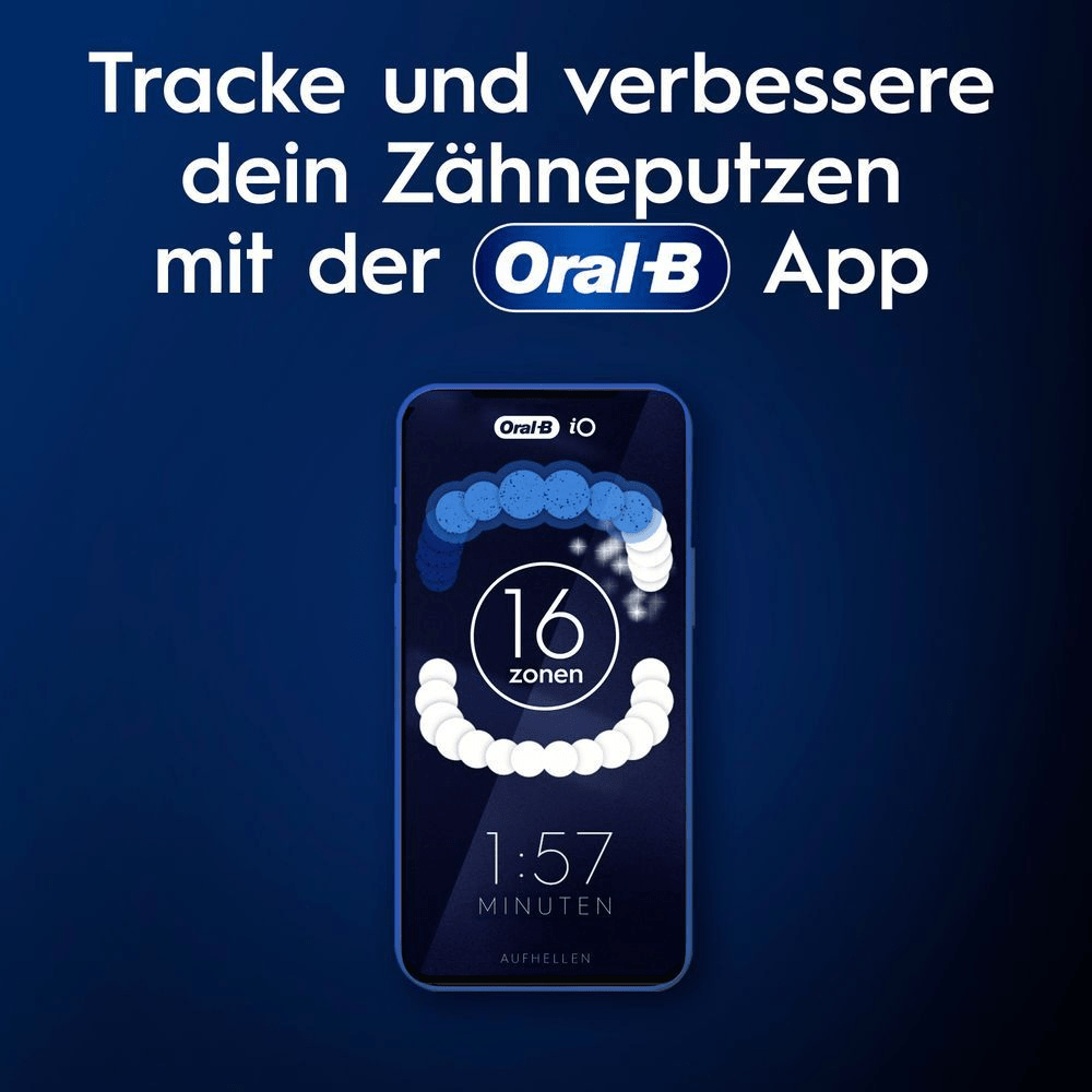 Bild: Oral-B iO Series 10 Elektrische Zahnbürste, Stardust White 