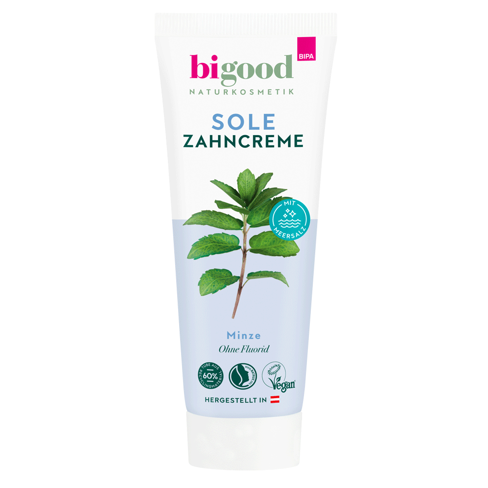 Bild: bi good Sole Zahncreme Minze Ohne Fluorid