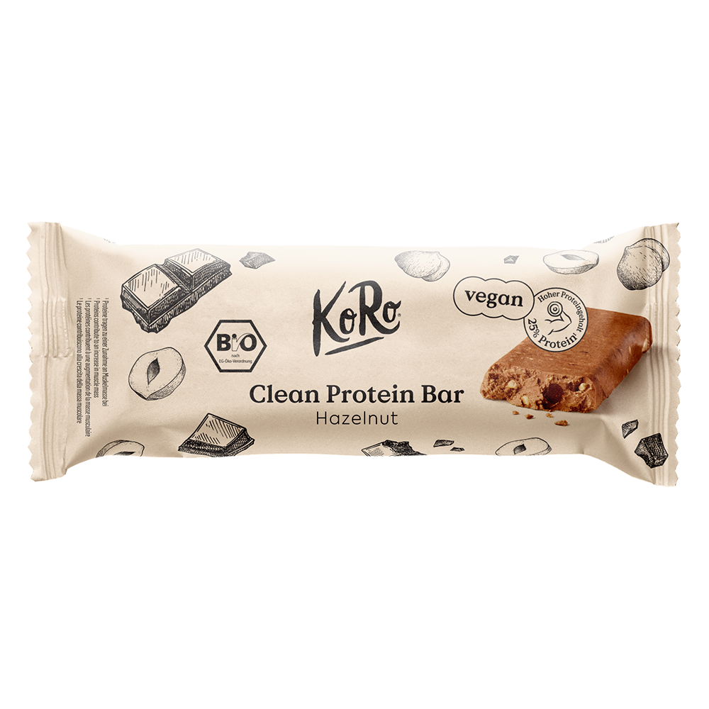 Bild: KoRo Clean Protein Bar Hazelnut 