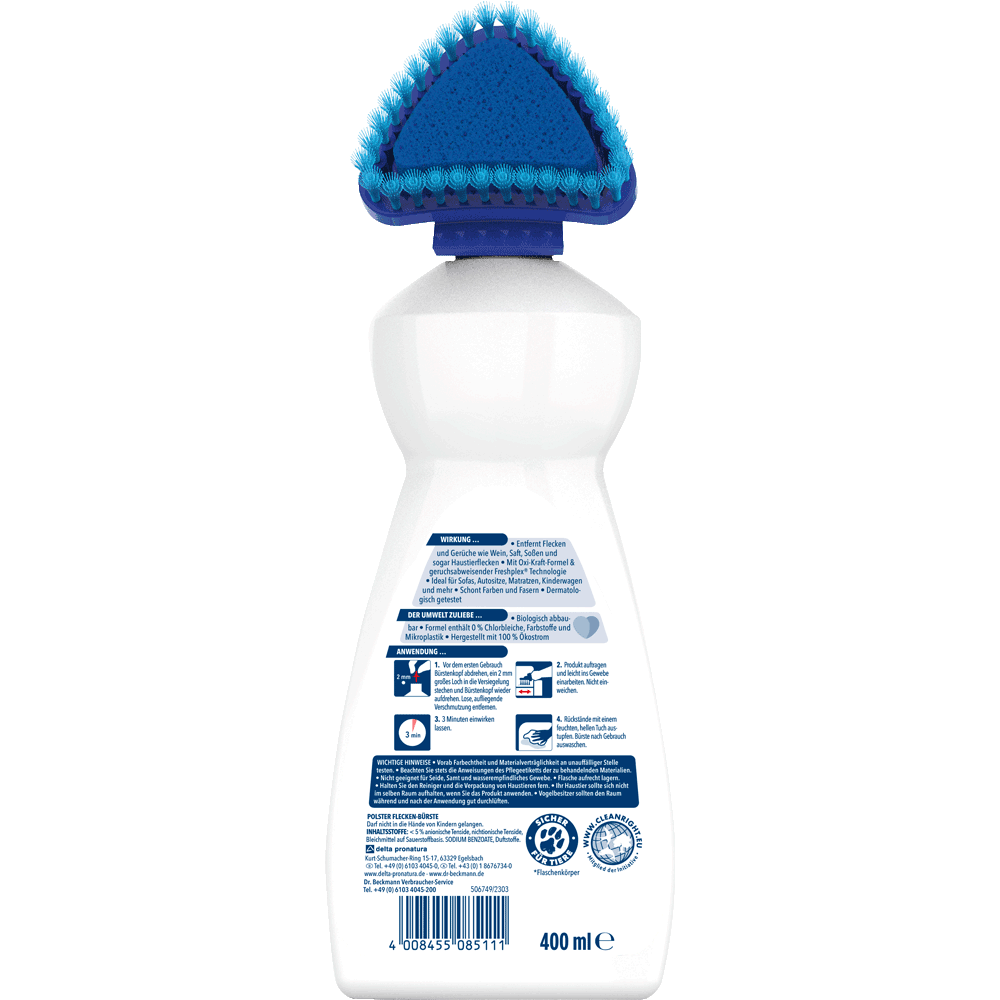 Bild: Dr. Beckmann Polster Flecken-Bürste 