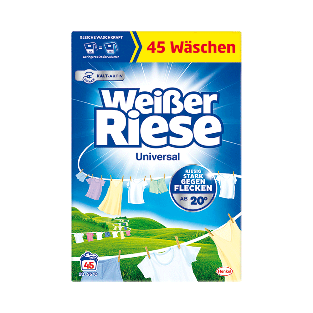 Bild: Weißer Riese Waschpulver Riesenfrisch Pulver