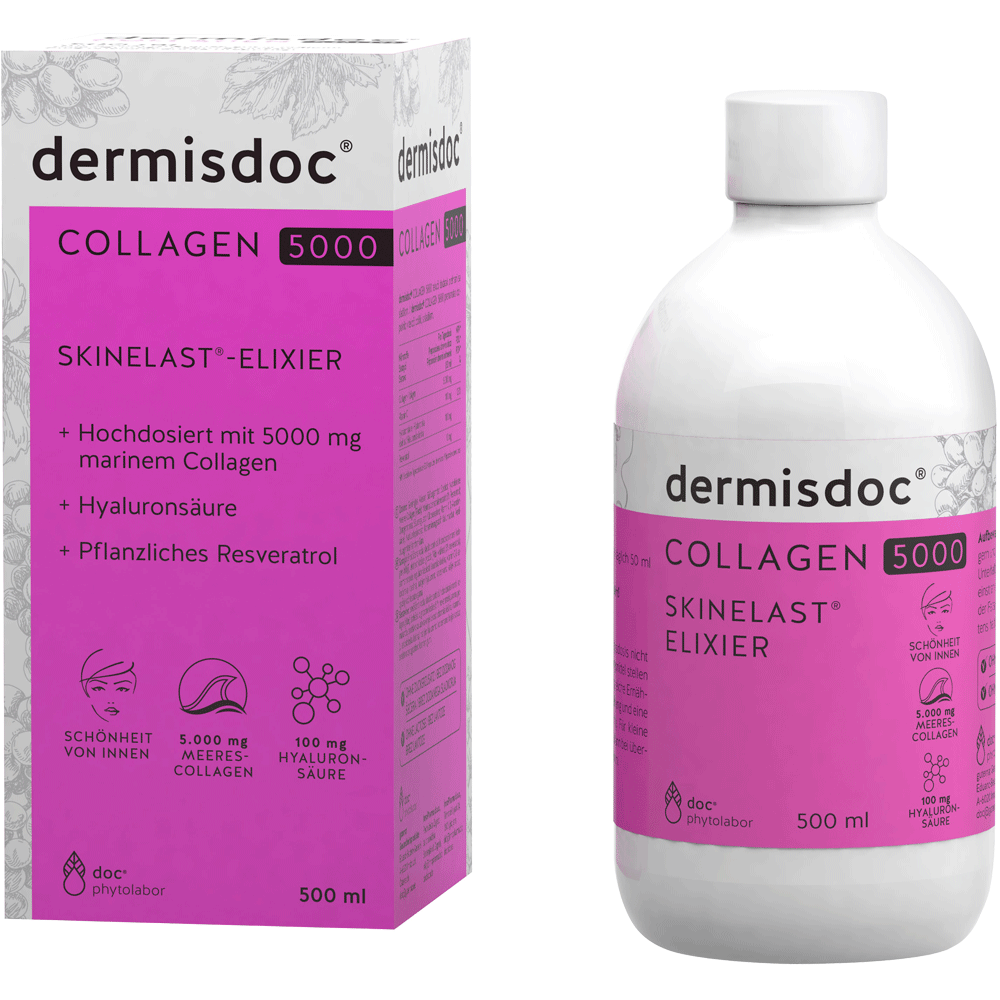 Bild: dermisdoc Skinelast 5000 Phyto + Collagen Elixier