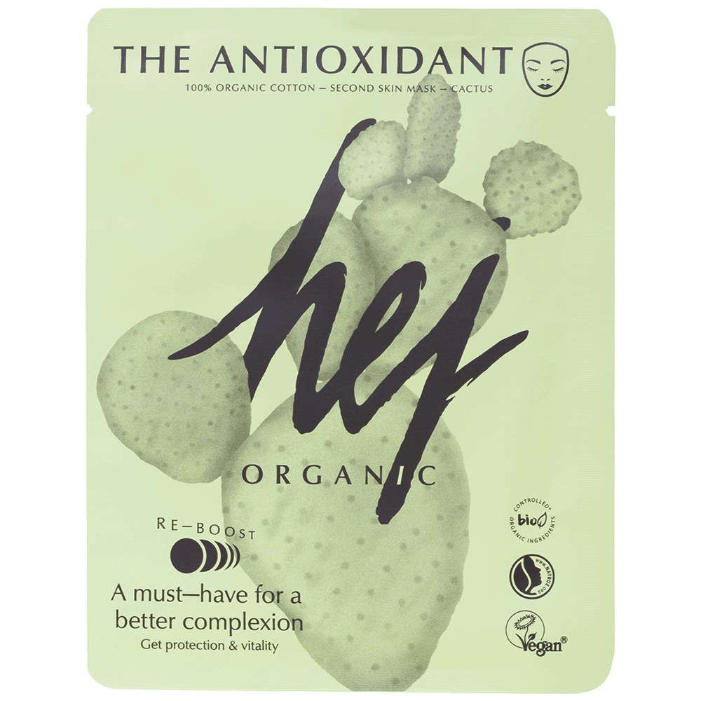 Bild: hej organic Tuchmaske Antioxidant