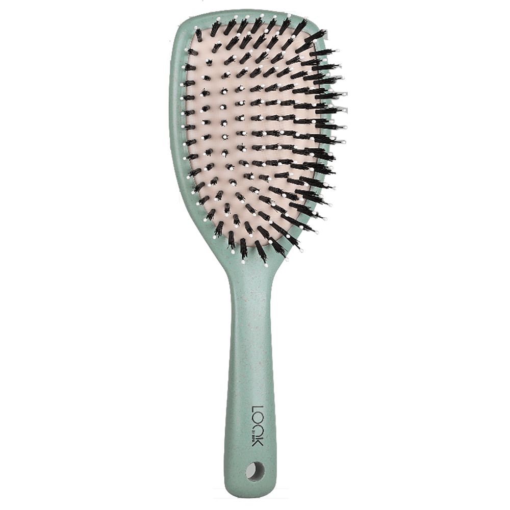 Bild: LOOK BY BIPA Haarpflegebürste Grün Vegan