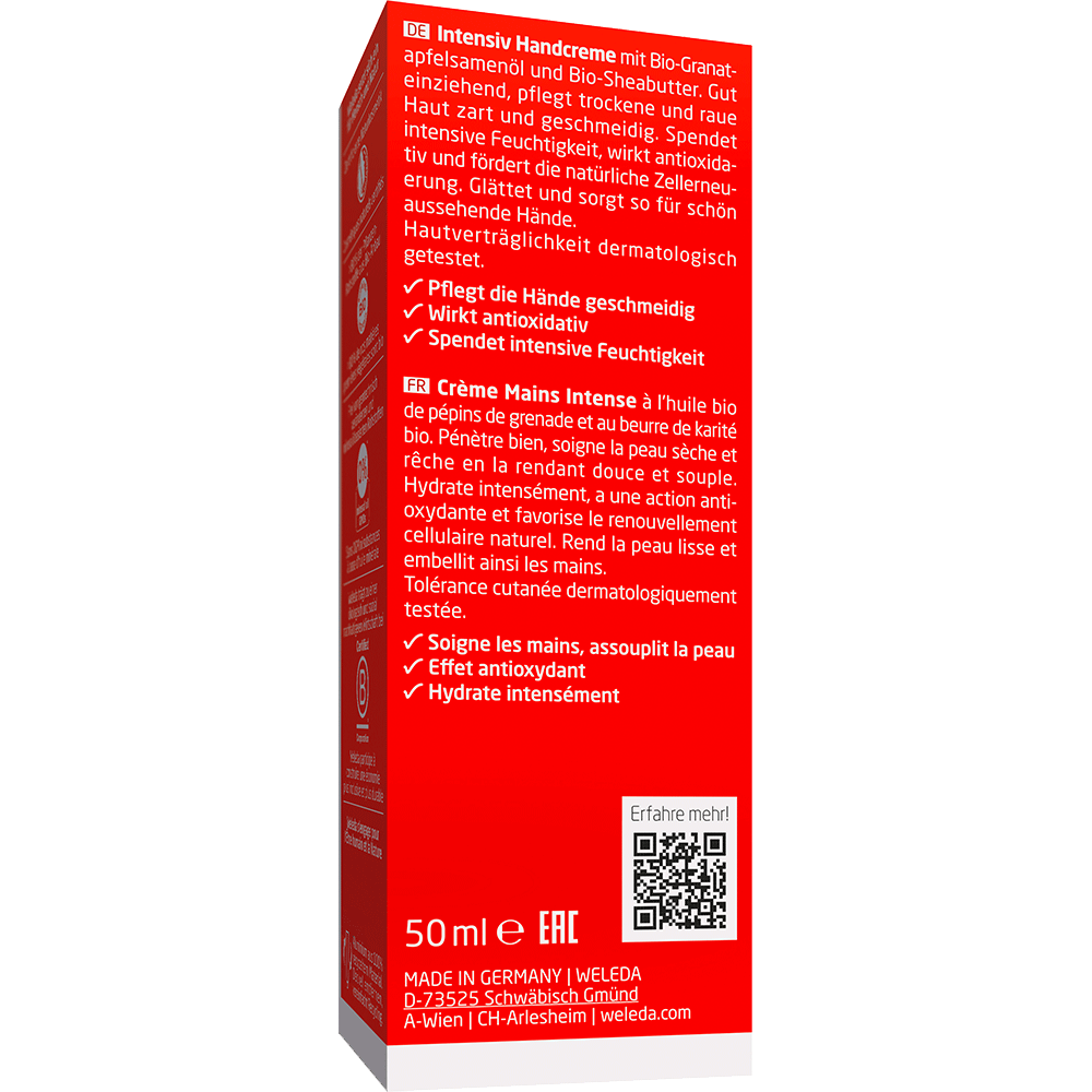 Bild: WELEDA Intensiv Handcreme Granatapfel