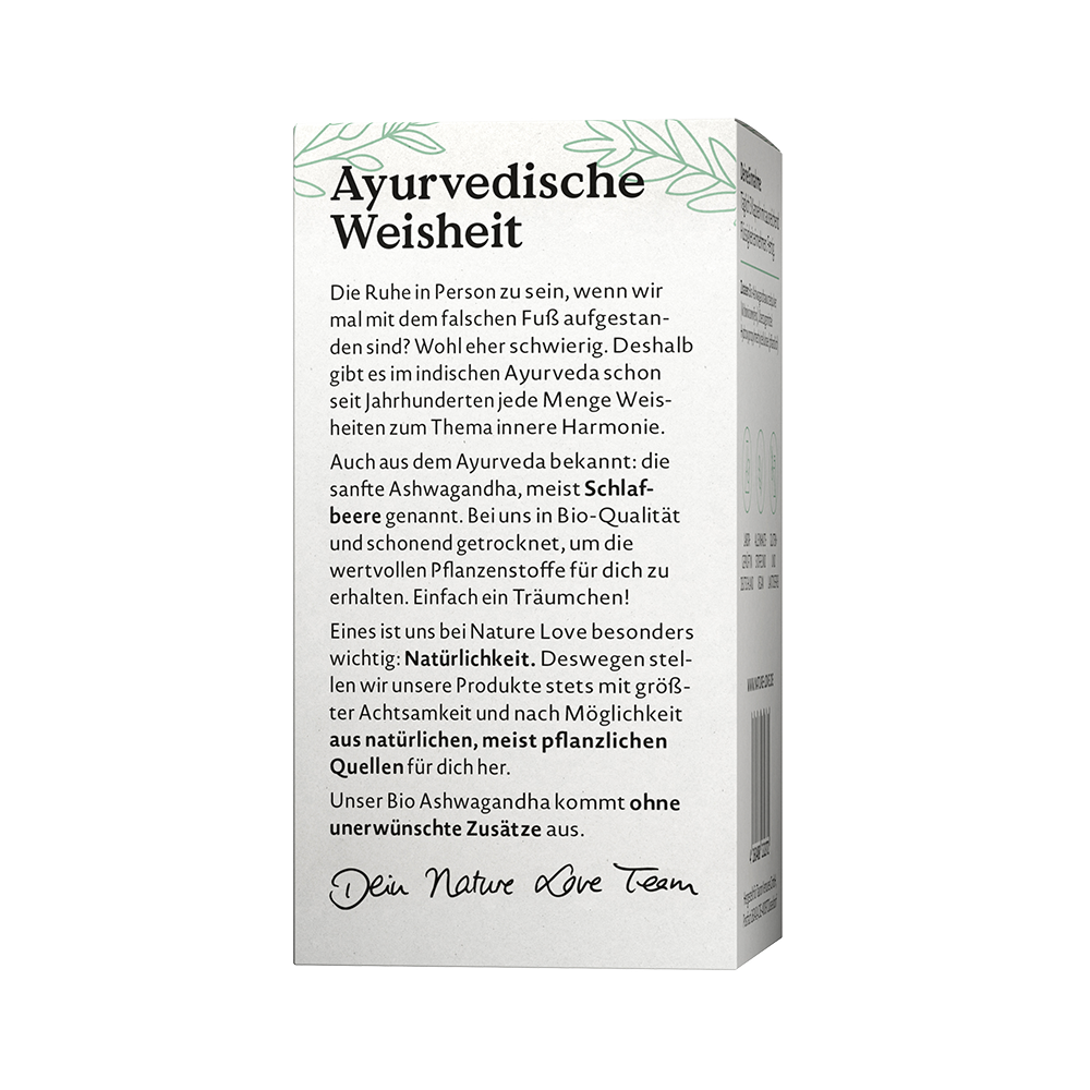 Bild: NATURE LOVE Bio Ashwagandha