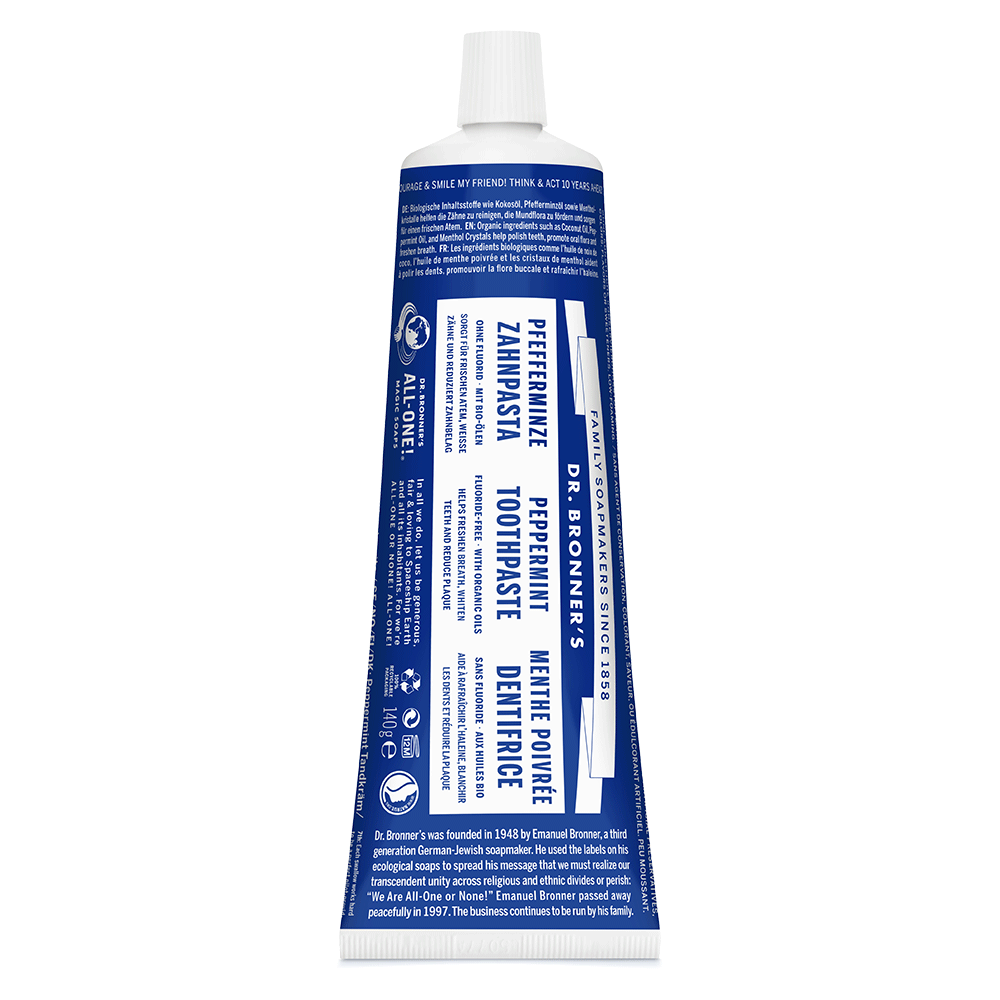 Bild: Dr. Bronner's Zahnpasta Pfefferminze