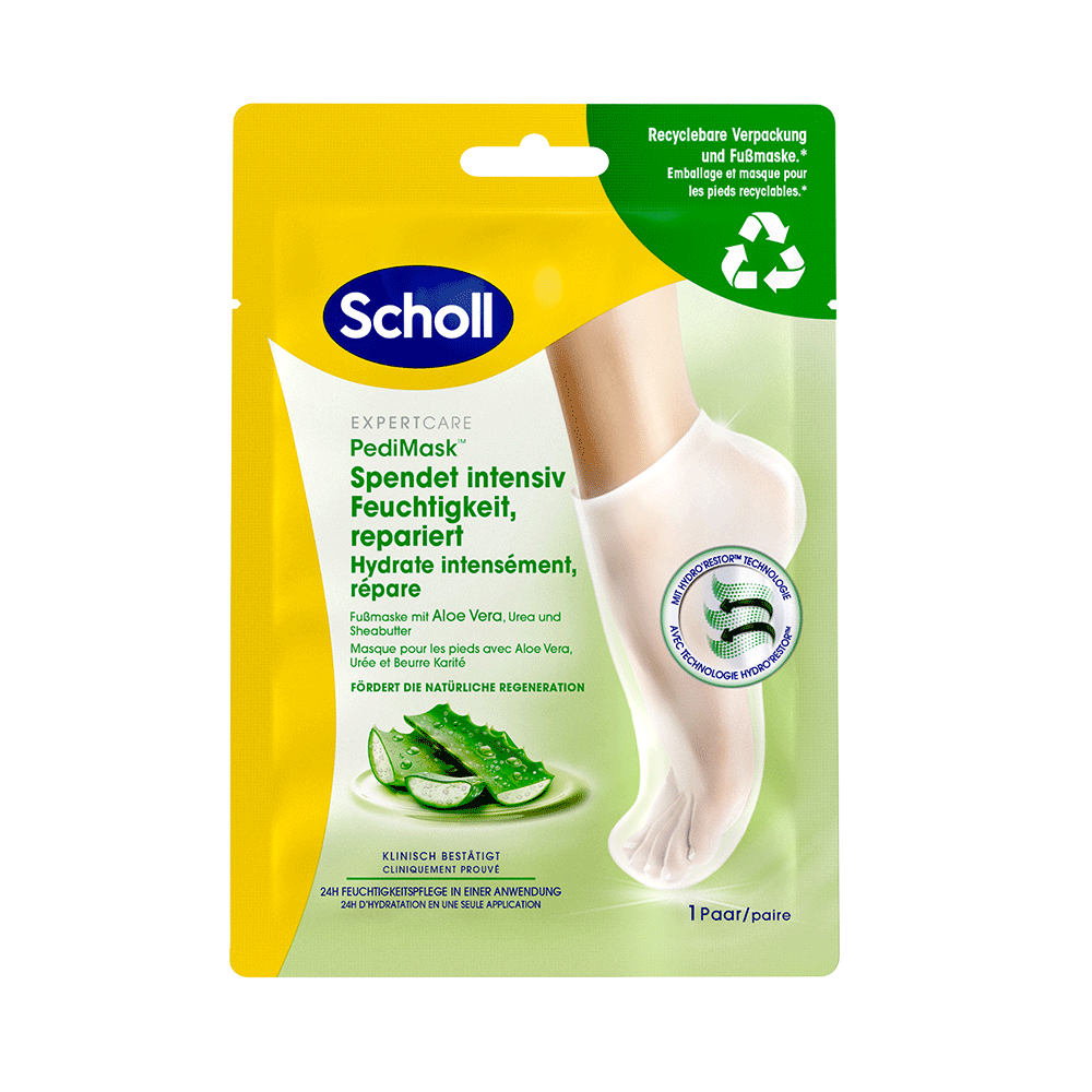 Bild: Scholl Expert Care Fußmaske Aloe Vera