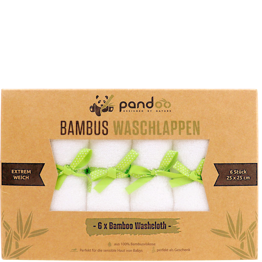 Bild: pandoo Bambus Waschlappen