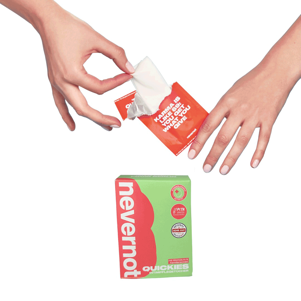 Bild: Nevernot Quickies Intimpflegetücher