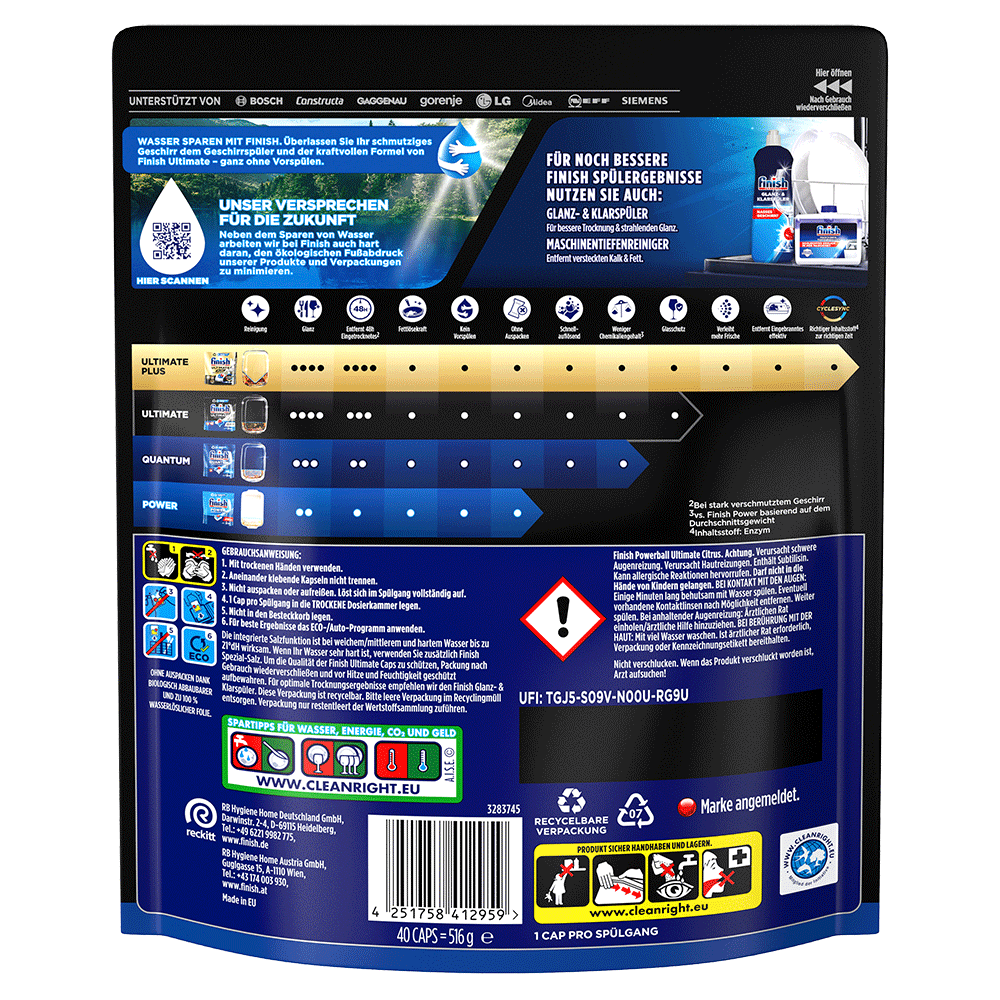 Bild: finish Ultimate All-in-1 Caps Citrus