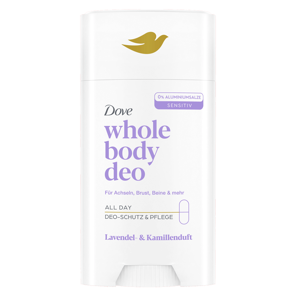 Bild: Dove Deo Stick Whole Body Lavendel und Kamillenduft