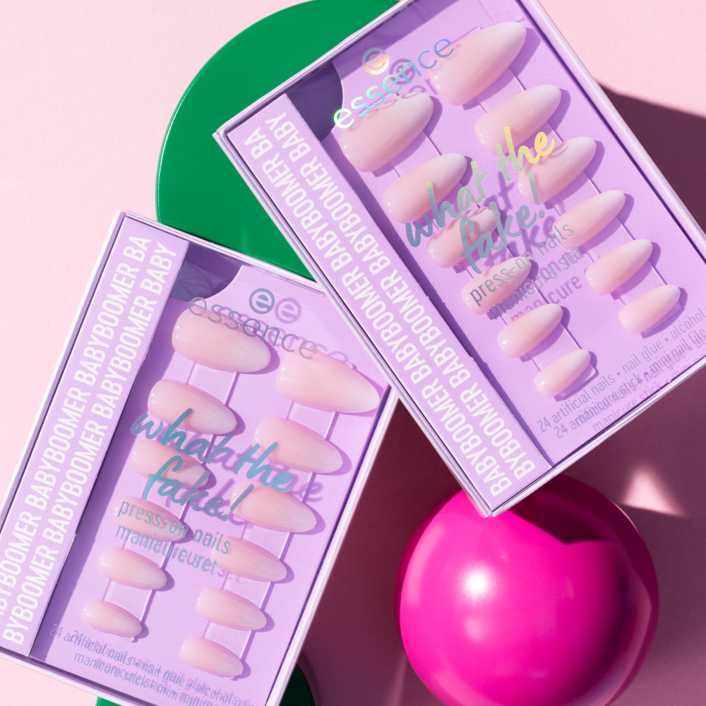 Bild: essence what the fake! PRESS-ON NAILS manicure set BABYBOOMER 03