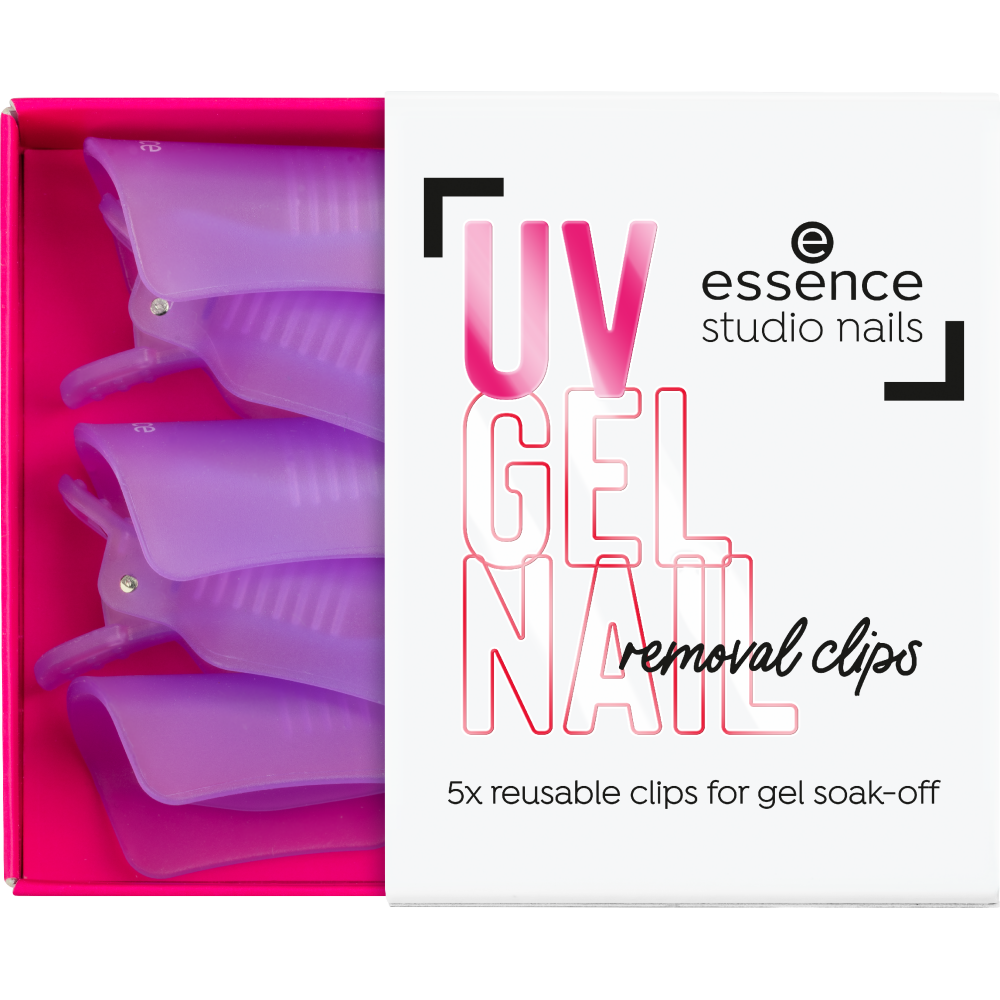 Bild: essence studio nails UV GEL NAIL removal clips 