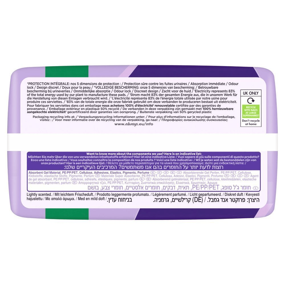 Bild: always Discreet Inkontinenzeinlagen Normal 