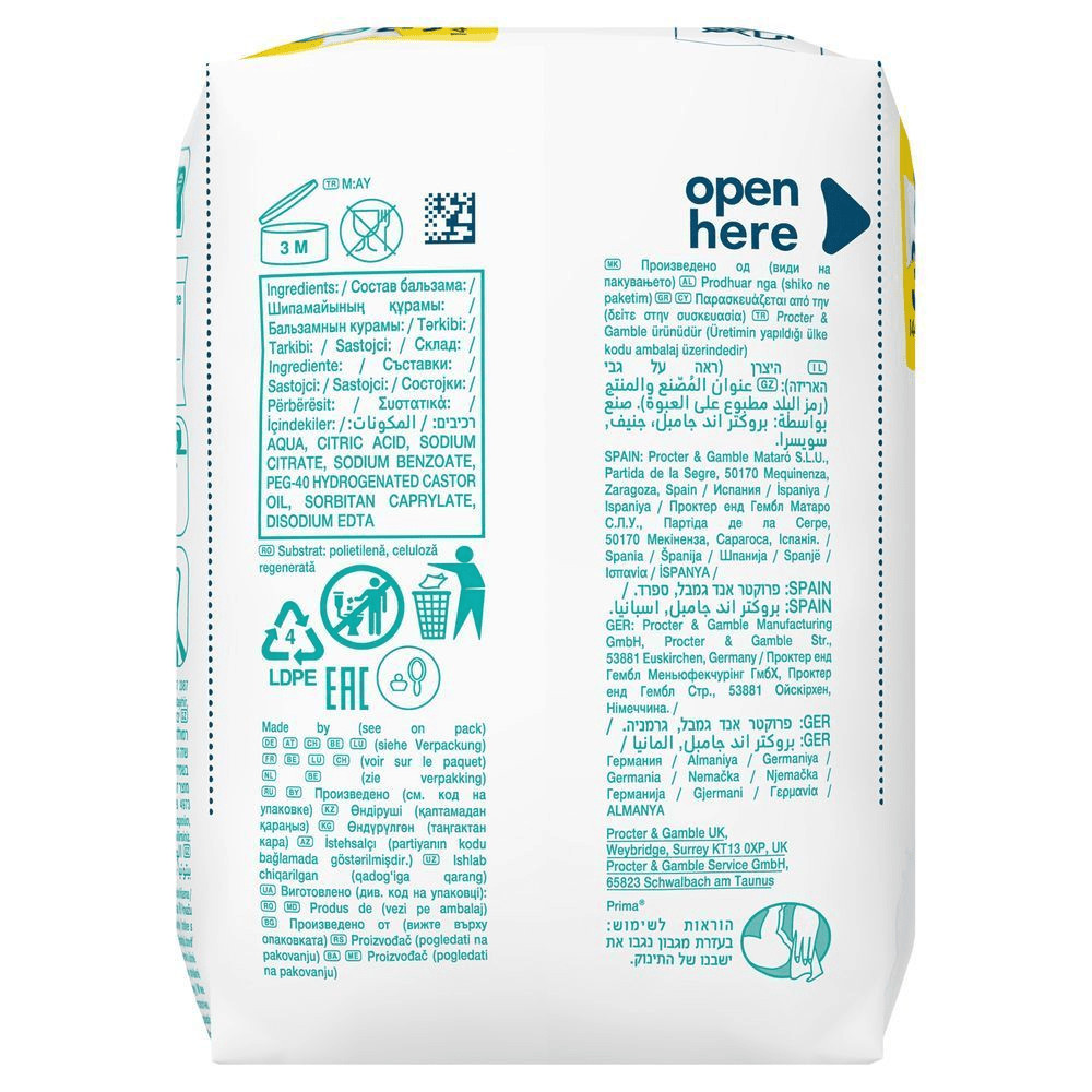 Bild: Pampers Harmonie Aqua Baby-Feuchttücher 3x48