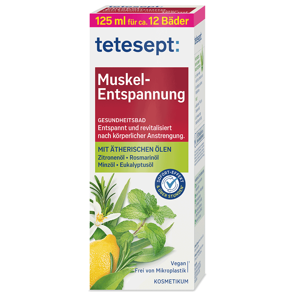 Bild: tetesept: Gesundheitsbad Muskel-Entspannung