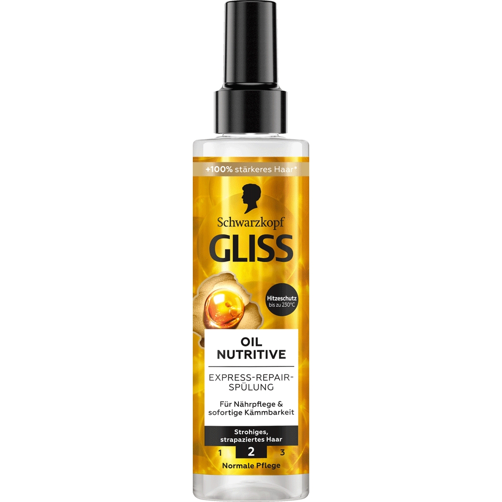 Bild: Schwarzkopf GLISS Oil Nutritive Express-Reapir-Spülung