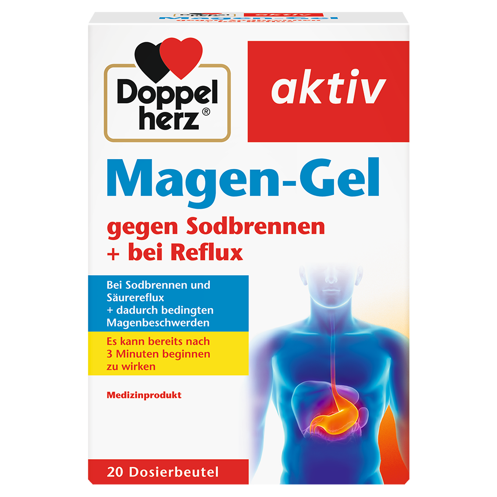 Bild: DOPPELHERZ Magen Gel gegen Sodbrennen + bei Reflux 