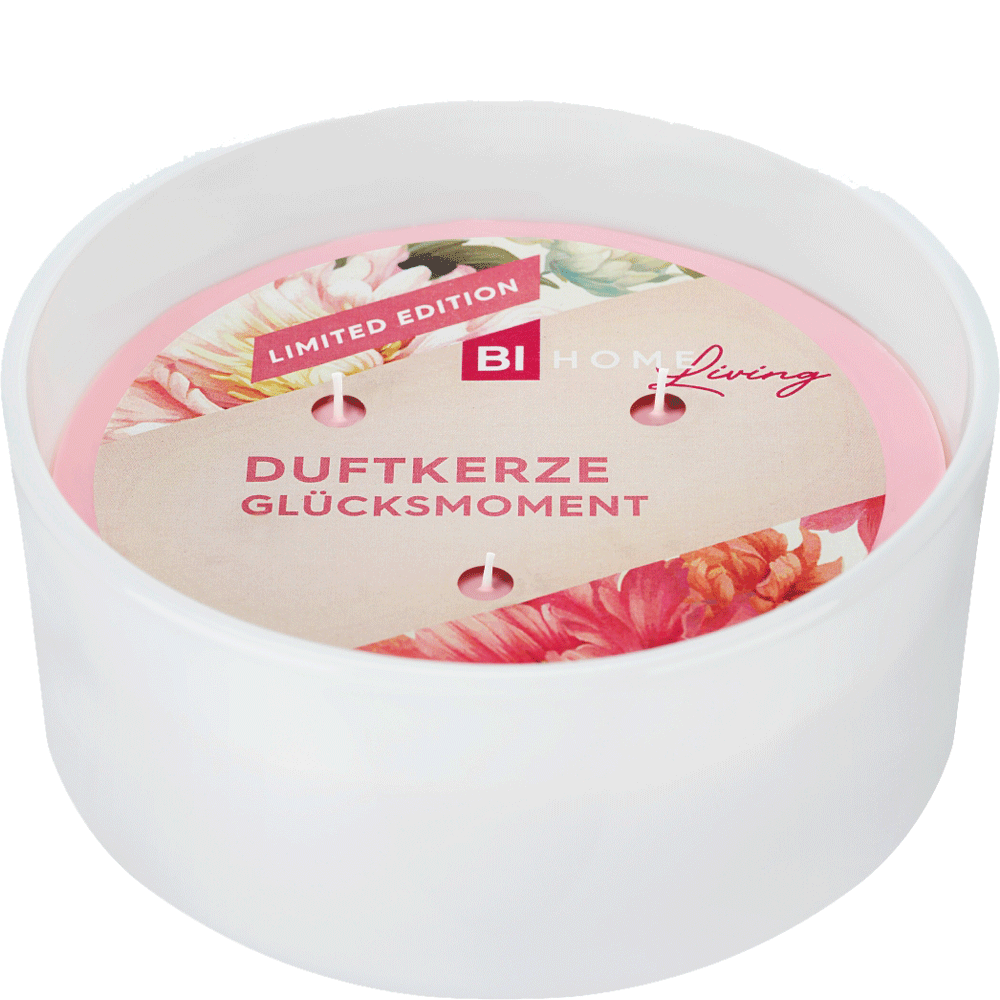 Bild: BI HOME Living Duftkerze Glücksmoment Limited Edition