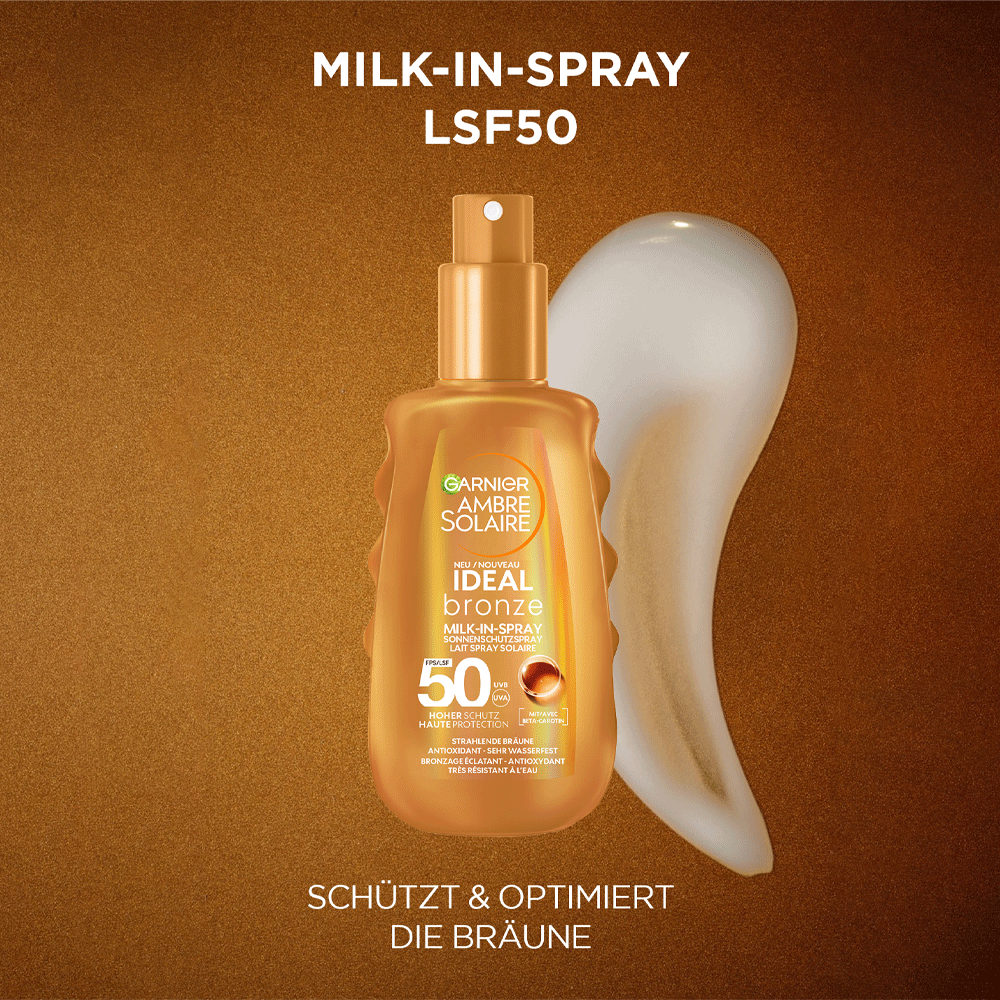 Bild: GARNIER AMBRE SOLAIRE Sonnenschutzspray LSF 50