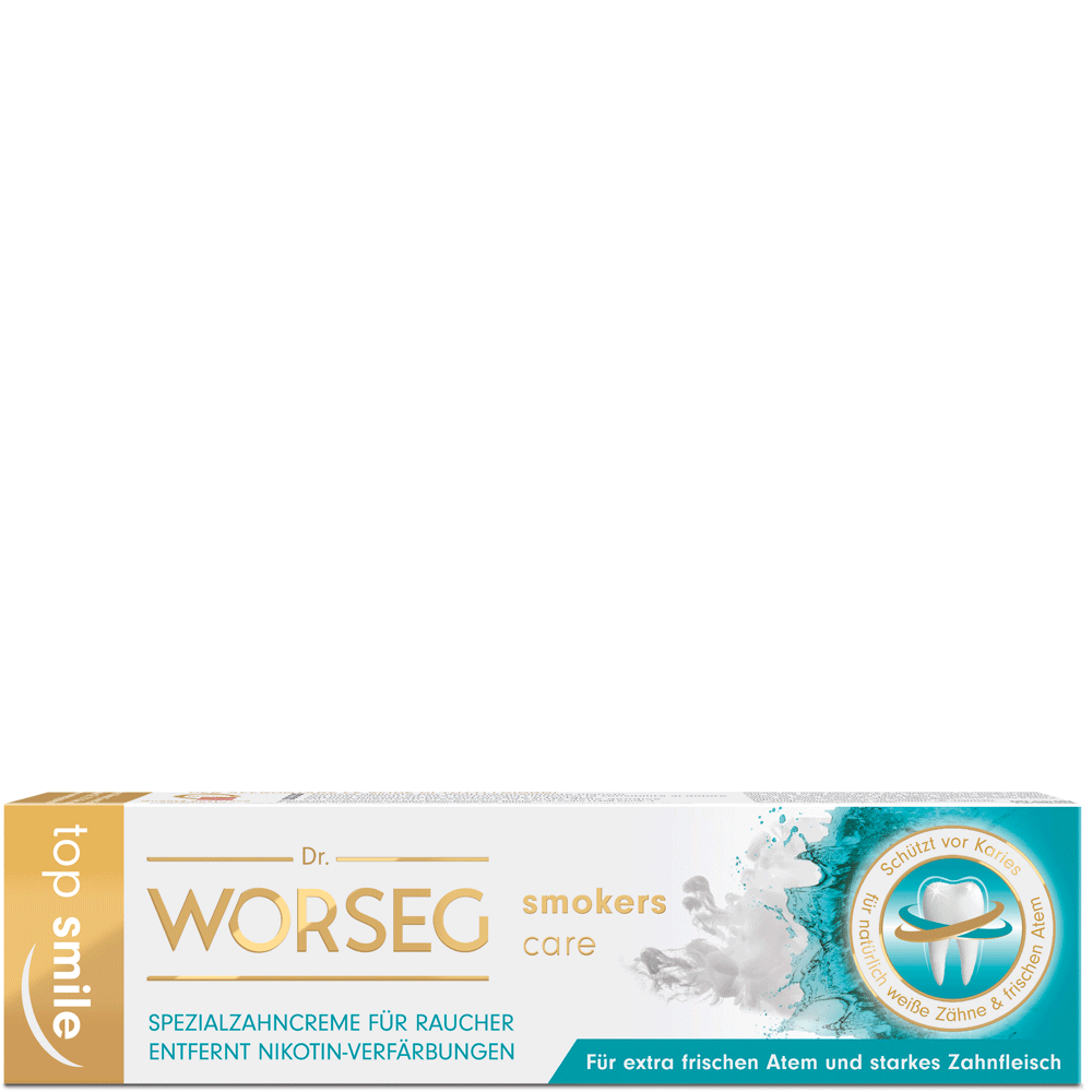 Bild: Worseg Top Smile Smokers Care Zahncreme