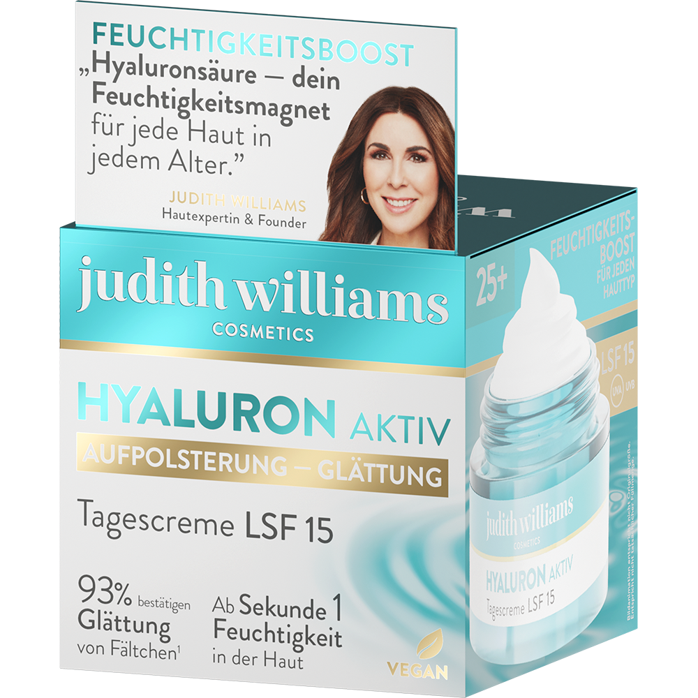 Bild: Judith Williams Tagescreme Hyaluron Aktiv LSF 15 