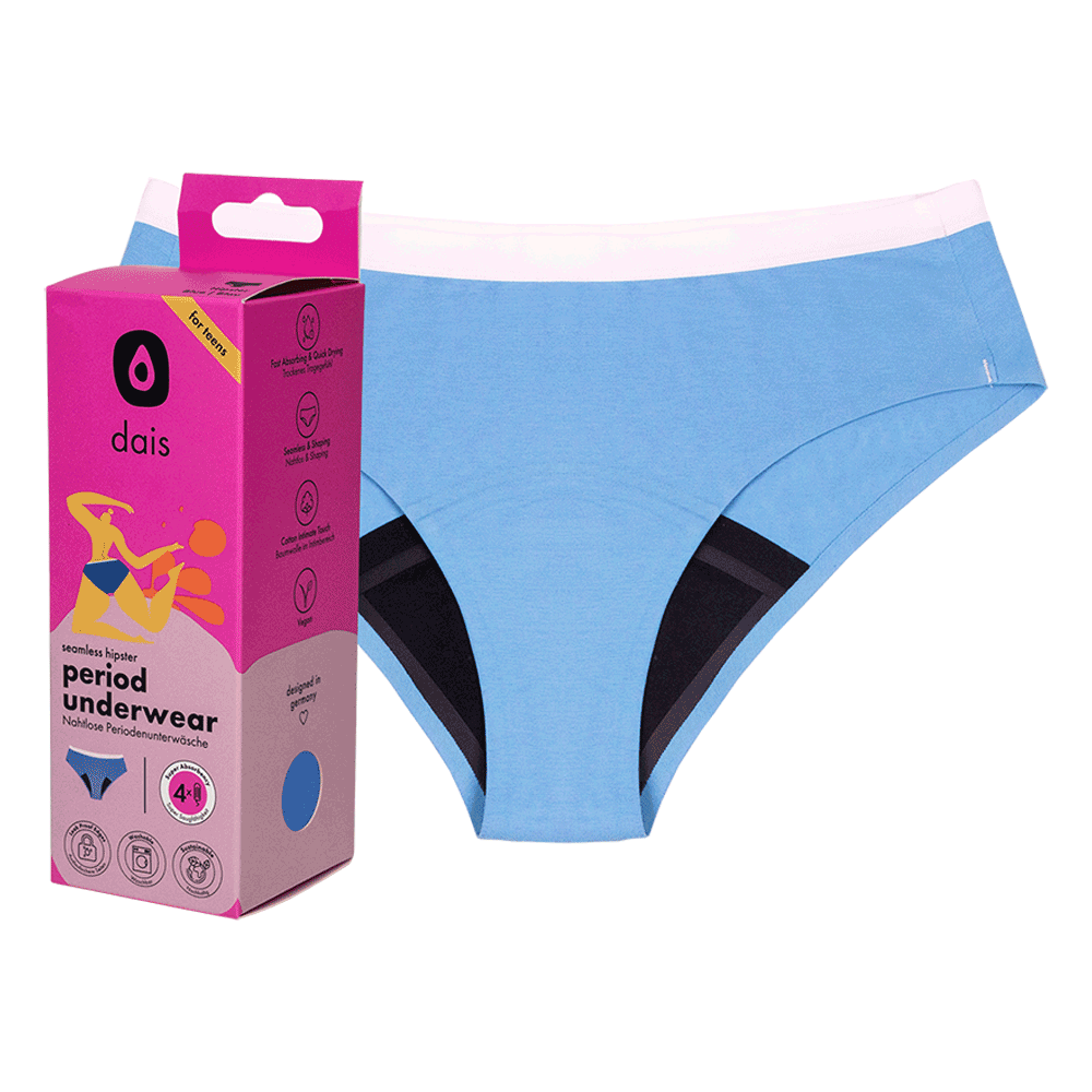 Bild: dais Periodenunterwäsche Hipster Hellblau 